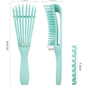 8-Row Curly Quick-Drying Octopus Brush Comb – Anti-Static Vent Hair Brush for Scalp Therapeutic massage and Detangling, Excellent for Journey