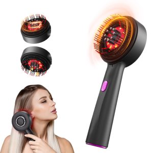 Electrical Scalp Massager Comb Applicator for Hair Progress Oil – Waterproof EMS Vibration Scalp Essence Software