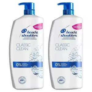 Head & Shoulders Basic Clear 2-in-1 Anti-Dandruff Shampoo and Conditioner, 8.45 Fl Oz – Superb for Every day Use