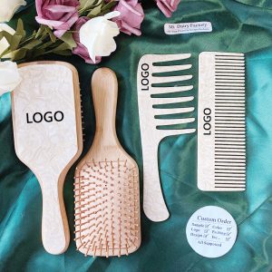 MiDairy Customized Emblem Hair Brush and Equipment Set with Bamboo Airbag, That includes Over 3000 Shade Choices, Together with Combs and Clips